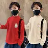 Y Dos Dos Ocho Tres # Ropa Interior de Invierno para Niños Estilo Nuevo, Camiseta Térmica para Niños Talla Mediana y Grande, Cuello Semi Alto, Ropa Interior para Bebé, Camiseta para Niños.