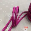 Corda Redonda Poliéster Sem Alma Espessura 5mm Núcleo Oco Corda de Poliéster Textura Grossa Corda para Bolsa Tecida à Mão Corda para Carregar Roupas Amarradas Cordão
