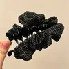 Accesorio para el pelo de coleta alta, pinza de torsión, pinza banana de lunares, pinza de garra, pinza para el pelo de alta gama y exquisita para otoño/invierno para mujer