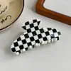 Nuevo Clip de Garra Yuanbao Cuadros Retro Impresión UV Parte Posterior de la Cabeza Clip de Cabello de Alta Calidad Pinza de Tiburón para Peinar Accesorios para el Cabello