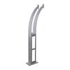 Colunas de Aço Inoxidável 304, Corrimãos de Vidro para Escadas, Corrimãos de Coluna de Aço Inoxidável para Engenharia de Pontes de Shopping Center