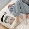 Calcetines Finos de Verano y Primavera con Puntos Ondulados para Barco, Combinan con Todo, Boca Baja, Invisibles, Cortos, Calcetines Retro Japoneses, para Niños, que no se Caen, con Calcetines Yuanbao