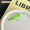 Nuevo Clip BB Geométrico de Corazón de Chica de Corea del Sur con Goteo de Aceite Color Caramelo Clip de Un Carácter Clip para Flequillo Clip Versátil para Cabello Ralo Chica Suave