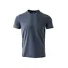 Série Ice Silk Refrescante! Tecnologia de perfuração a laser~Camiseta casual esportiva de manga curta para treinamento abrangente de verão para homens