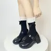 Calcetines Cortos Estilo Chanel Jk Primavera y Verano Calcetines de Algodón con Lazo Waffle Transpirables Calcetines para Pantorrilla Dulce Niña de Ballet Calcetines de Encaje
