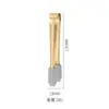Pinza de silicona para alimentos de acero inoxidable 304, pinza para alimentos, pinza para postres, pinza para hielo, pinza para hielo, pinza para hielo, pinza para azúcar, pinza para hielo