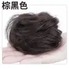 Cabeza de Bola Baja para Cabello Verdadero Paquete de Cabello Femenino Anillo para el Cabello Brote de Flor Perezoso Cabello Natural Esponjoso Volumen Artefacto para Cabello Perezoso