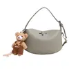 Bolsa de Ombro Yuezitong para Uso Diário Feminino Nova Coleção Primavera 2026 Cor Sólida Bolsa de Ombro Casual Fashion Elegante Bolsa de Ombro