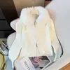 Casaco Suéter Listrado Vertical com Gola de Pelo Estilo Retro Americano para Mulheres, Novo Outono e Inverno Estilo Preguiçoso Cardigã de Tricô com Zíper Duplo