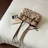 Bolso tote de moda con lunares estilo coreano, bolso de hombro de moda con bloques de color de nicho, bolso de hombro elegante y fresco de gran capacidad