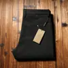 Estação Europeia calça masculina de lã grossa de inverno macia escovada quente calça masculina reta folgada business casual
