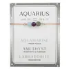 Pulsera Transfronteriza Nueva de Doce Constelaciones Combinación de Amatista y Piedra Lunar Pulsera de Cuentas Color Duradero Pulsera de Cadena Caja para Mujeres