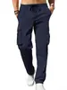 Pantalones de trabajo para hombre, estilo recto fino y holgado de verano, pantalones casuales para hombre de talla grande, nueva colección 2026, pantalones de verano para hombre