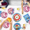 Amazon Nuevo Estilo Bordes Limpios Tema Stilla Fiesta de Cumpleaños Vajilla Desechable Mantel Servilletas Bandeja Decoraciones