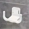 Caja de Almacenamiento de Toalla Facial en Forma de U para Lavado de Cara Baño Agujero Invertido sin Clavos Portarrollos de Papel Higiénico para Baño