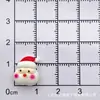 Mini Serie Navideña de Dibujos Animados Accesorios de Resina DIY Pegamento de Crema Muñeco de Nieve Arte de Uñas Navideño Pasador Accesorios para Joyería