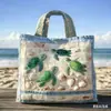 Bolso de Mano con Patrón de Tortuga Nuevo Producto Transfronterizo 3D Temu Amazon Moda de Moda para Mujer Estampado Digital Bolso de Hombro