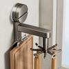 Estante de Almacenamiento con Gancho de Ventosa Giratorio para Cocina Colgante de Pared para Espátula Cuchara Pala Colgador Estante de Almacenamiento de Utensilios de Cocina sin Perforación