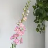 Flor Artificial Transfronteriza con Diseño Dinámico para Bodas, Decoración de Hogar con Techos Altos, Flor Artificial de Jacinto Violeta