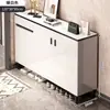 Armário de sapatos para entrada de casa, armário de luxo leve, armário de hall de entrada, armário de armazenamento com divisória, armário de armazenamento para corredor e varanda, sapateira