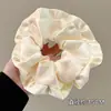 Scrunchie Grande Estilo Relaxado para Mulheres, Elástico de Cabelo Oversized Estilo Coreano, Acessório para Coque, Ornamento de Cabelo, Elástico Grande de Scrunchie