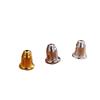 Pendientes con forma de gota de plata de ley S925, pendientes con forma de gota, accesorios para pendientes, hebilla para oreja, pendientes con forma de bala, joyería para orejas