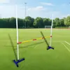 Soporte de Salto de Altura de Aleación de Aluminio para Competición Equipamiento Escolar de Atletismo Barra de Salto de Altura Tapete de Esponja Movible Elevable