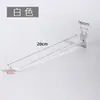 Gancho para Placa Ranurada de Aluminio Resistente Gancho de Línea Única para Estante de Supermercado Tienda de Joyería Gancho Universal de Metal para Exhibición de Accesorios para Teléfonos Móviles