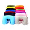 Almohada inflable de viaje en forma de U viaje Sanbao almohada para el cuello almohada lumbar inflable pvc engrosado flocado almohada en forma de U