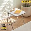Mesita de noche para dormitorio, Mesa cuadrada pequeña, Mesa de centro plegable para sala de estar, Mesa auxiliar para sofá de balcón, Escritorio de computadora, Mesa plegable multifuncional ligera
