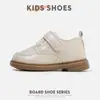 Zapatos de Cuero Suave para Bebé, Zapatos Individuales para Niños, Zapatos Versátiles Estilo Británico para Niñas, Zapatos Antideslizantes Elegantes y Sencillos para Caminar para Niños Pequeños