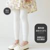Leggings para Niñas al por Mayor 2026 Otoño Color Sólido Rayas Finas Medias Lisas Pantalones de Baile para Niños Anti-enganche
