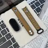 CorreaApta para Xiaomi Mi Band 11 Correa, Patrón Cruzado Cuero Crazy Horse Doble Remache 8/9 Nfc Correa de Moda Retro