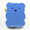 Toalla de baño para bebé toalla de baño de barro algodón cepillo para champú dibujos animados algodón de baño de doble cara cepillo de baño para bebé toalla de baño de barro