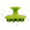 Escova de Shampoo para Massagem Cabeça de Escova de Silicone para Banho Anti-Coceira Escova de Limpeza Doméstica Pente de Massagem Capilar Multifuncional para Shampoo