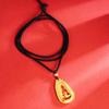 Colar Mão de Ouro de Areia Antiga Estilo Nacional Bênção Guanyin Banhado a Ouro Masculino e Feminino Estilo Antigo Joia de Imitação de Ouro Pingente Versátil Live Hot