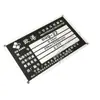 Placa de Nombre de Aluminio Señalización de Panel de Control Equipo Mecánico Grabado Personalizado en Acero Inoxidable Señalización de Acero Inoxidable Personalización