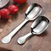 Colher de Chá de Aço Inoxidável 304, Colher para Comida de Gato e Cachorro, Colher de Chá Espessada, Colher para Servir Chá, Colher para Café, Sobremesa, Sorvete