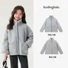 Pudding Haru coleção de inverno: Blusas forradas com fleece para meninas, novos estilos de inverno 2026, agasalhos quentes reversíveis para crianças