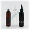 Botella redonda de 120 ml con tapa de punta, botella de aceite con pico puntiagudo, botella para medicina líquida, botella para loción, botella de plástico de 120 ml con tapa de punta, botella para llenar de agua