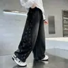Pantalones para niño primavera y otoño 2026 estilo nuevo, jeans rectos casuales para niño grande para otoño, jeans infantiles elegantes y geniales