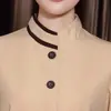 Roupas de Limpeza de Hotel Manga Longa Roupa para Camareira Outono e Inverno Roupa de Trabalho para Limpeza de Propriedade Roupa para Faxineira Tia Roupa Feminina