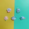 Concha de Sereia Transparente Baleia Acessórios de Resina Marinha Headwear DIY Grampo de Cabelo Buraco Sapatos Capa de Celular Adesivo de Copo d'Água