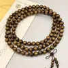 Pulseira de Oração Budista com 108 Contas do Fabricante Pulseira de Múltiplos Círculos Contas de Oração de Madeira Sândalo Preto Sândalo Verde Jacarandá Preto Cipreste das Falésias