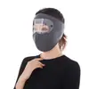 Mascarilla facial cálida de cara grande con protección ocular para otoño e invierno, protección facial completa contra el viento frío, engrosada, adecuada para hombres y mujeres, para ciclismo al aire libre, mascarilla facial a prueba de polvo, protección para los oídos