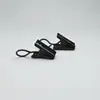 Hebilla de Cortina de Metal Negro Electroforético Clip Dentado Clip para Muebles Colgante Engrosado Gancho para Cortina de Ducha sin Perforaciones Clip Personalización