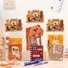Conjunto de Papelaria Capivara Jardim de Infância Alunos do Ensino Fundamental Presentes de Volta às Aulas Atacado Lembrancinhas de Aniversário Infantil Recompensas
