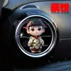Clip de Salida de Aire Kit de Ranura para Tarjeta de Pastel de Raíz de Loto Nezha Clip de Salida de Aire para Coche Pastillas de Aromaterapia Sólida para Coche
