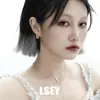 Aretes de Mariposa de Encaje en Plata Esterlina, Estilo de Lujo Ligero, Diseño de Nicho S925, Aretes Versátiles y de Alta Gama para Mujeres, Joyería de Plata al por Mayor