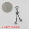 129-140 Shanxi Retro Corrente Antiga de Prata Borla Acessórios DIY Sanqi Pulseira de Prata Pulseira Wenwan Acessórios de Joias